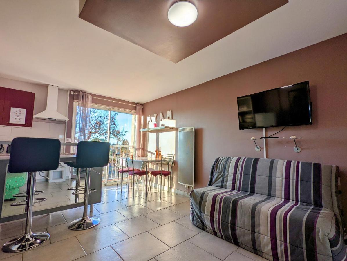 studio cosy avec parking proche port et plage Agde Exteriör bild
